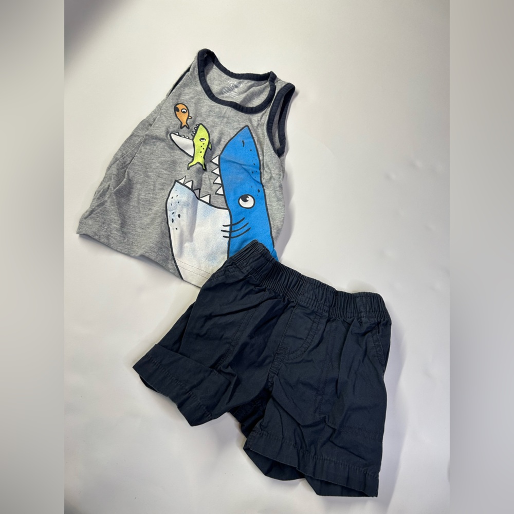 Carters Baby Boy Tank and Short Set